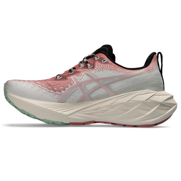 Asics Chaussures Novablast 4 Tr  Femmes Nature Bathing/Rose Rouge Tifoshop