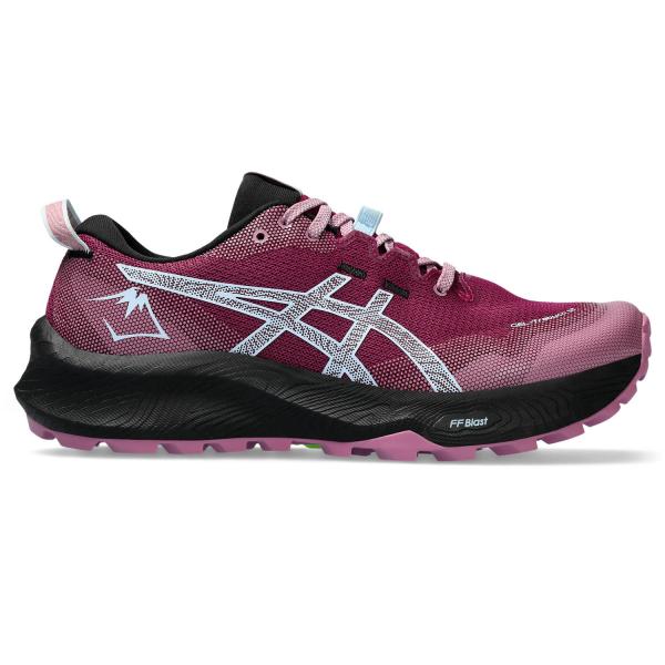 Asics Shoes Gel-trabuco 12  Woman Blackberry/Light Blue