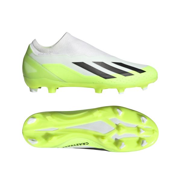 Adidas Football Shoes X Crazyfast.3 Ll Fg  Unisex White Tifoshop