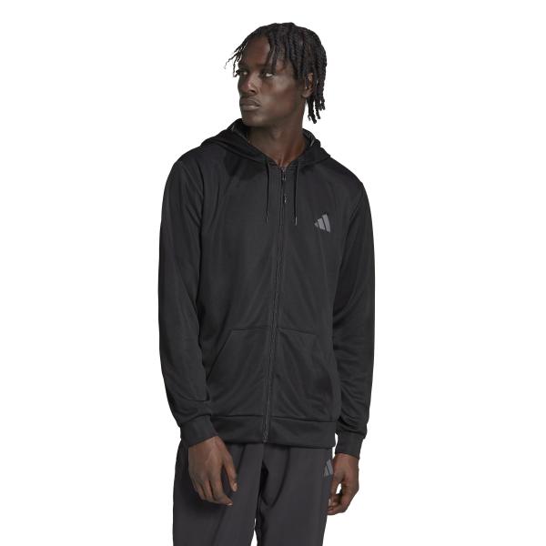 Adidas Jacket Train Essentials Seasonal Training Full-zip Black Tifoshop