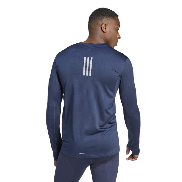 Adidas Maglia Own The Run Long Sleeve Blu Tifoshop