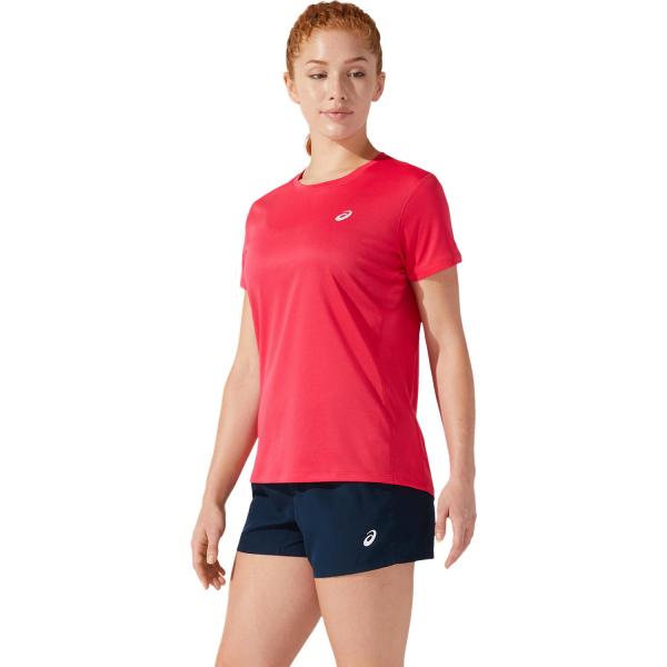 Asics T-shirt Core Ss Top  Woman Pixel Pink Tifoshop