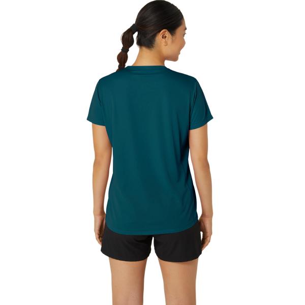 Asics T-shirt Core Ss Top  Femmes Rich Teal Tifoshop