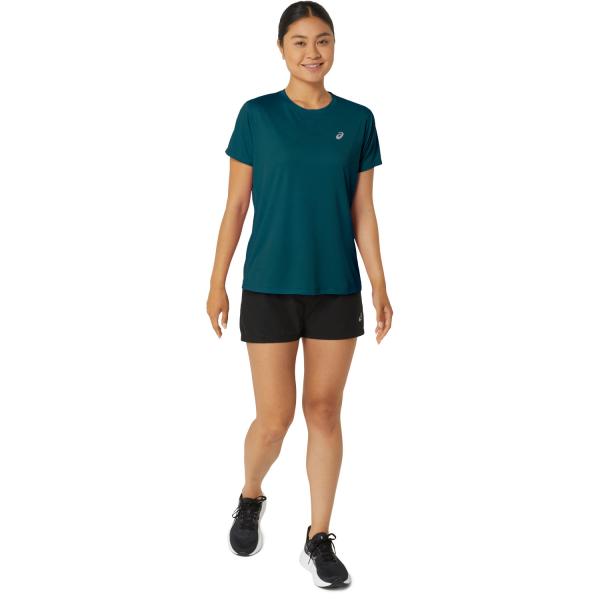 Asics T-shirt Core Ss Top  Femmes Rich Teal Tifoshop