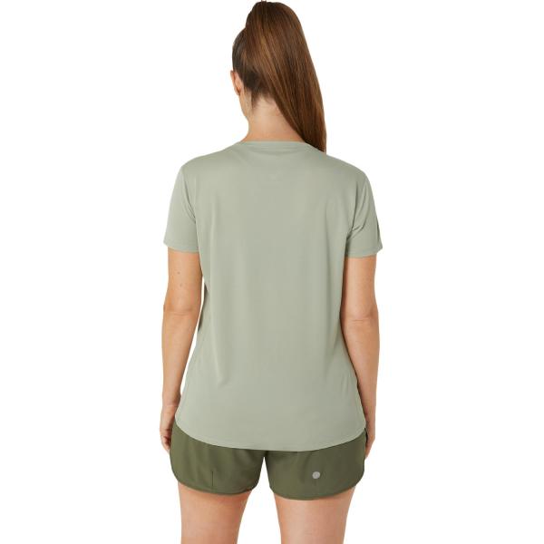 Asics T-shirt Core Ss Top  Damenmode Olive Grey Tifoshop