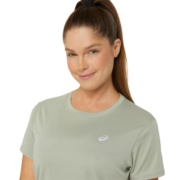 Asics T-shirt Core Ss Top  Donna Olive Grey Tifoshop