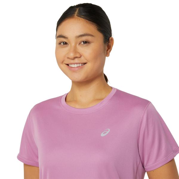 Asics T-shirt Core Ss Top  Donna Soft Berry Tifoshop