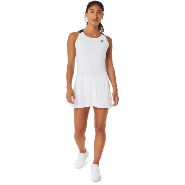 Asics Kleid Court Dress  Damenmode Brilliant White/Midnight Tifoshop