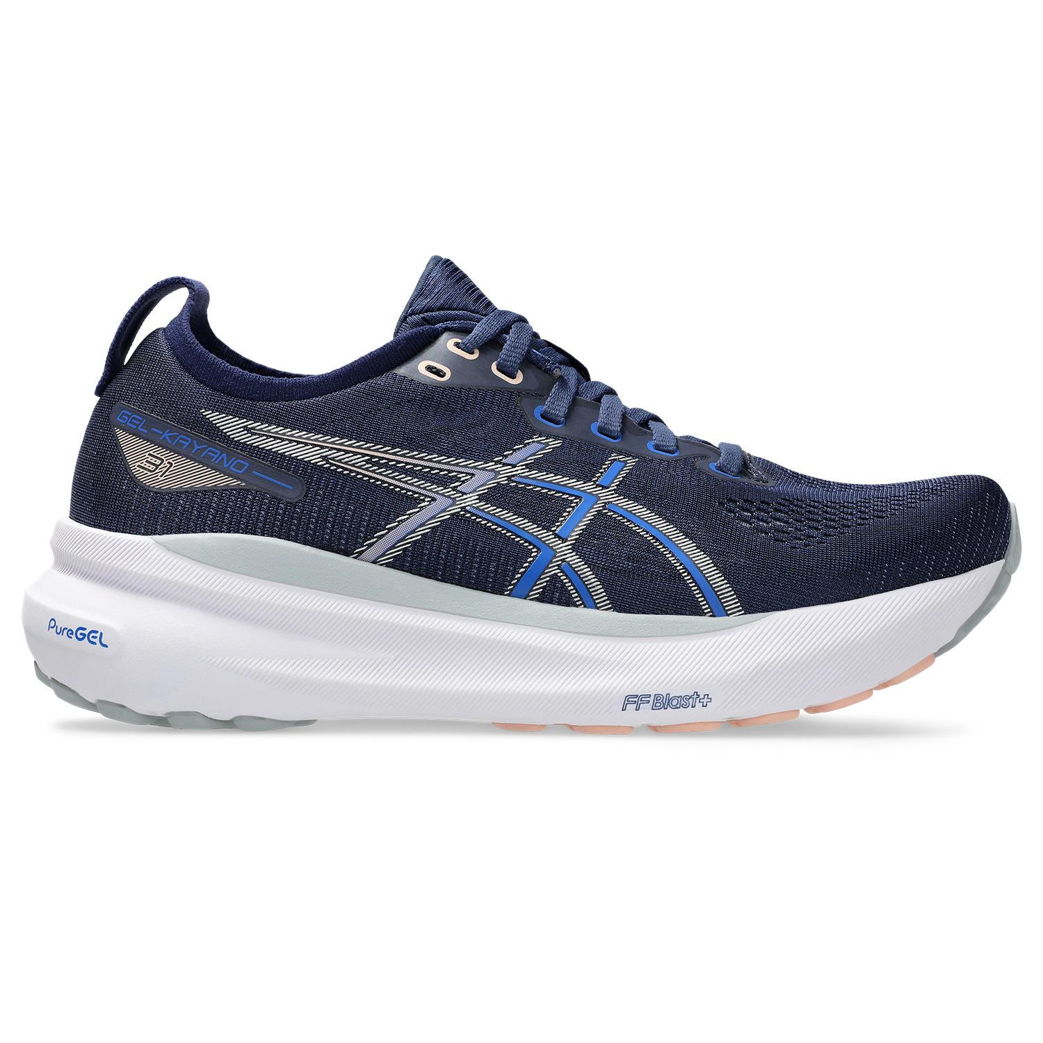 Asics scarpe running asics  gel-kayano 31 fall winter 24 donna indigo blue/pure silver