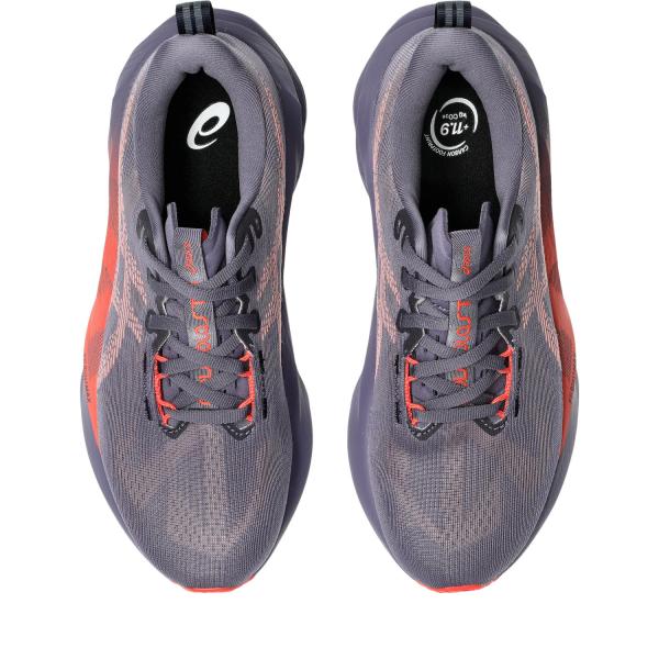Asics Scarpe Novablast 5  Donna GREYISH PURPLE/CORAL REEF Tifoshop