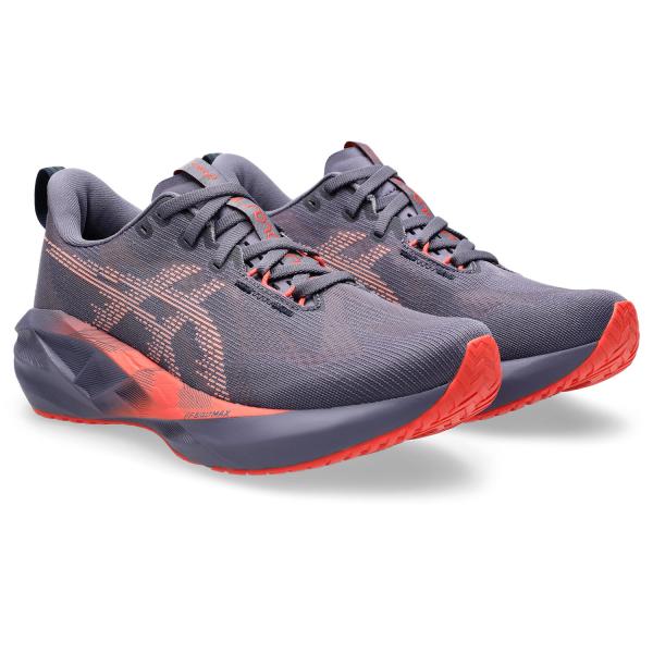 Asics Scarpe Novablast 5  Donna GREYISH PURPLE/CORAL REEF Tifoshop