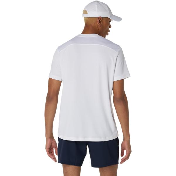 Asics T-shirt Court Ss Top BRILLIANT WHITE Tifoshop