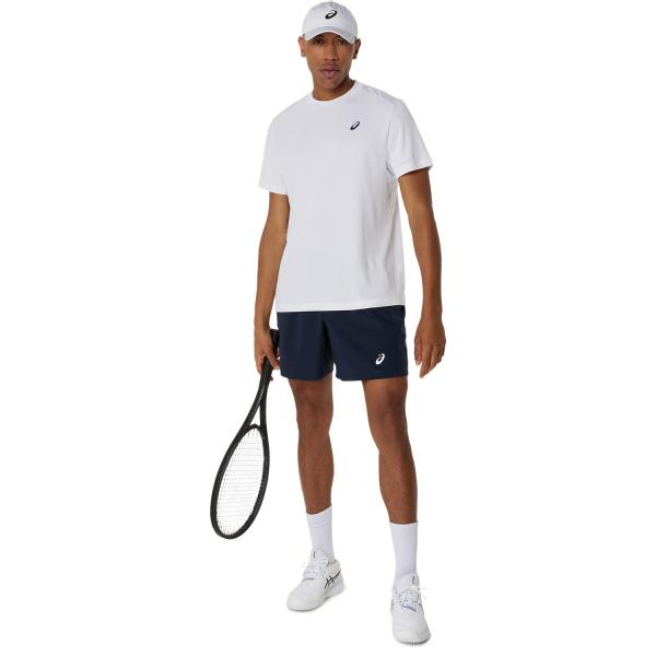 Asics T-shirt Court Ss Top BRILLIANT WHITE Tifoshop