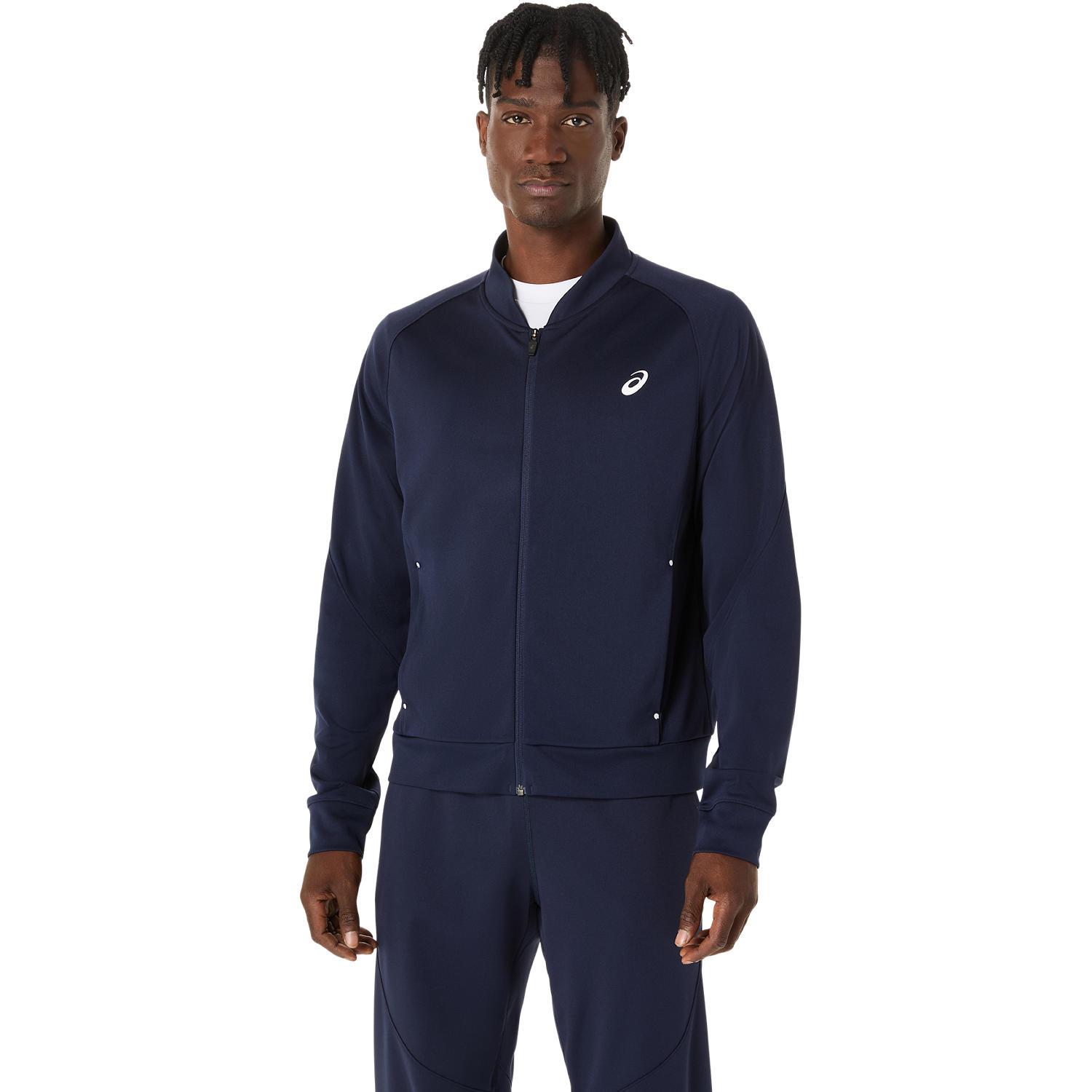 Asics giacca tennis e padel asics  court warm-up jacket spring summer 25 uomo midnight
