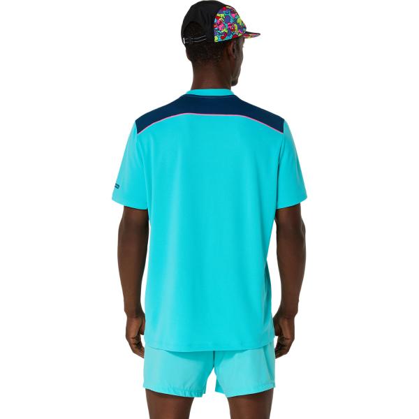 Asics T-shirt Padel Court Ss Top ENERGY AQUA Tifoshop