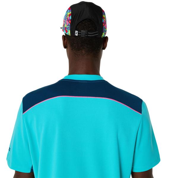 Asics T-shirt Padel Court Ss Top ENERGY AQUA Tifoshop