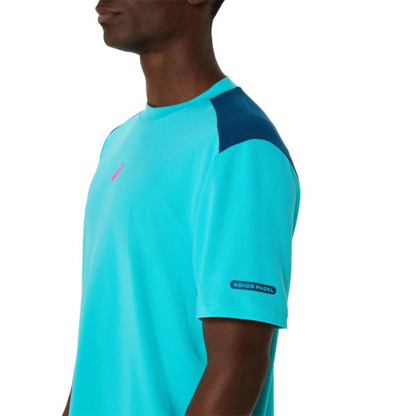 Asics T-shirt Padel Court Ss Top ENERGY AQUA Tifoshop
