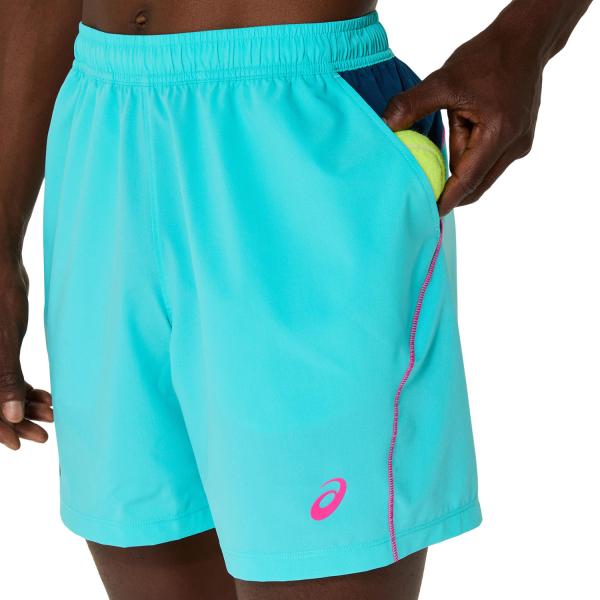 Asics Pantaloncino Padel Court 7in Short ENERGY AQUA Tifoshop
