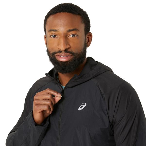 Asics Giacca Road Packable Jacket PERFORMANCE BLACK Tifoshop