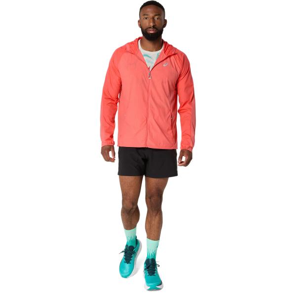 Asics Giacca Road Packable Jacket CORAL REEF Tifoshop