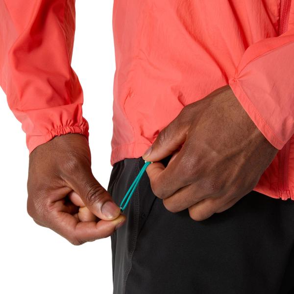 Asics Giacca Road Packable Jacket CORAL REEF Tifoshop