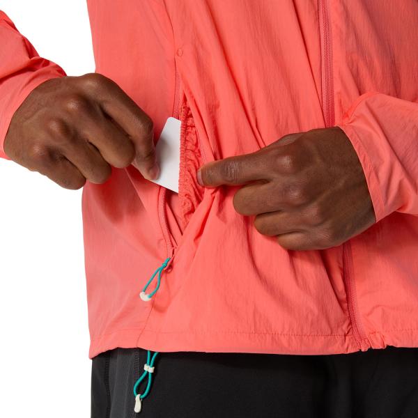 Asics Giacca Road Packable Jacket CORAL REEF Tifoshop