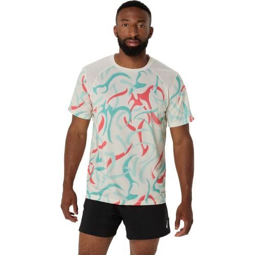 Asics T-shirt ROAD ALL OVER PRINT SS TOP