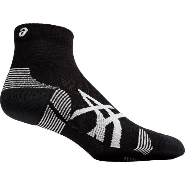 Asics Calze 2ppk Cushion Run Quarter Sock PERFORMANCE BLACK/PERFORMANCE Tifoshop