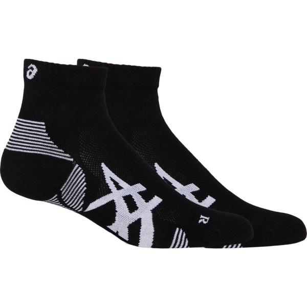 Asics Calze 2ppk Cushion Run Quarter Sock PERFORMANCE BLACK/PERFORMANCE