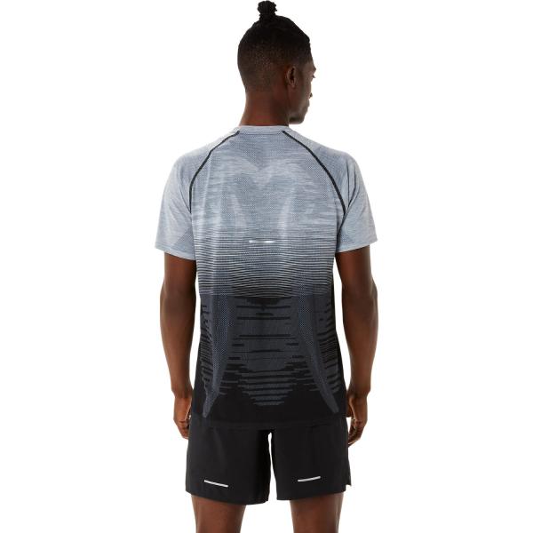 Asics T-shirt Seamless Ss Top PERFORMANCE BLACK/CARRIER GREY Tifoshop