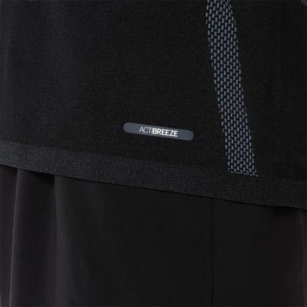 Asics T-shirt Seamless Ss Top PERFORMANCE BLACK/CARRIER GREY Tifoshop