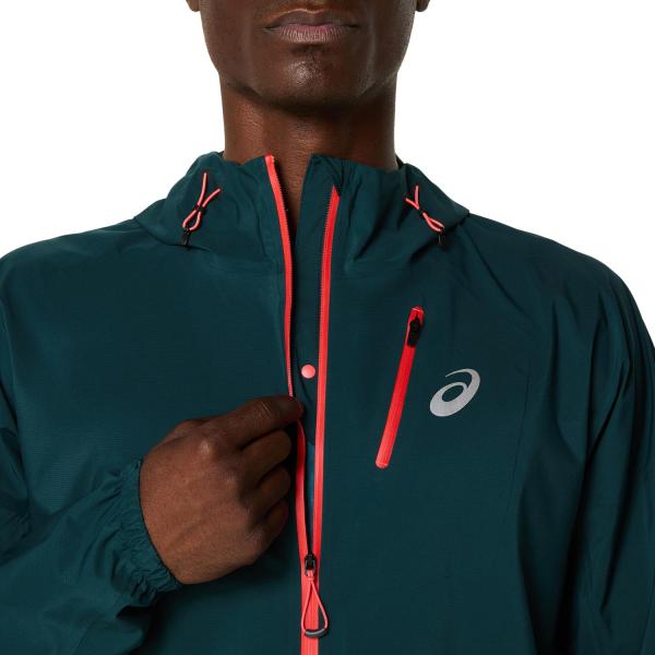 Asics Veste Fujitrail Elite Waterproof Jacket SAXON GREEN Tifoshop