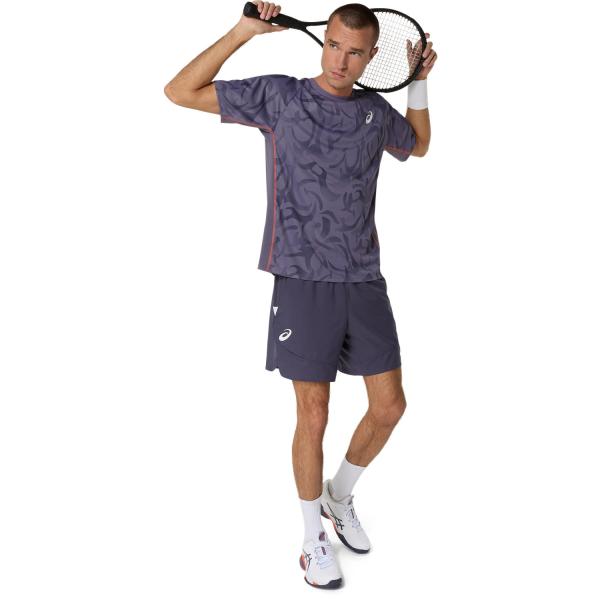 Asics T-shirt Game Ss Top GREYISH PURPLE Tifoshop
