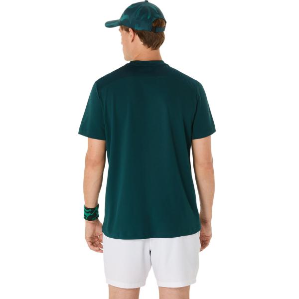 Asics T-shirt Court Ss Top SAXON GREEN Tifoshop