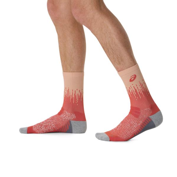 Asics Calze Performance Run Sock Crew CORAL REEF/MOJAVE Tifoshop