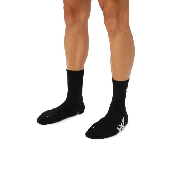 Asics Calze Court+ Tennis Crew Sock PERFORMANCE BLACK Tifoshop