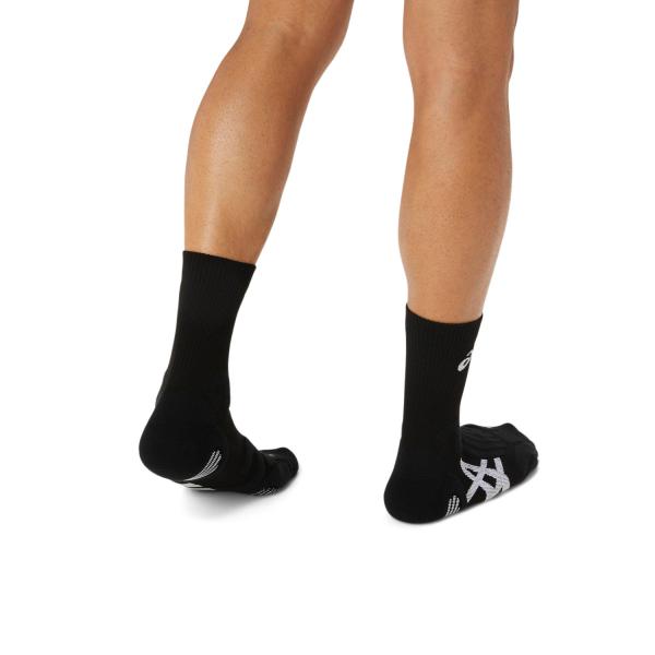 Asics Calze Court+ Tennis Crew Sock PERFORMANCE BLACK Tifoshop