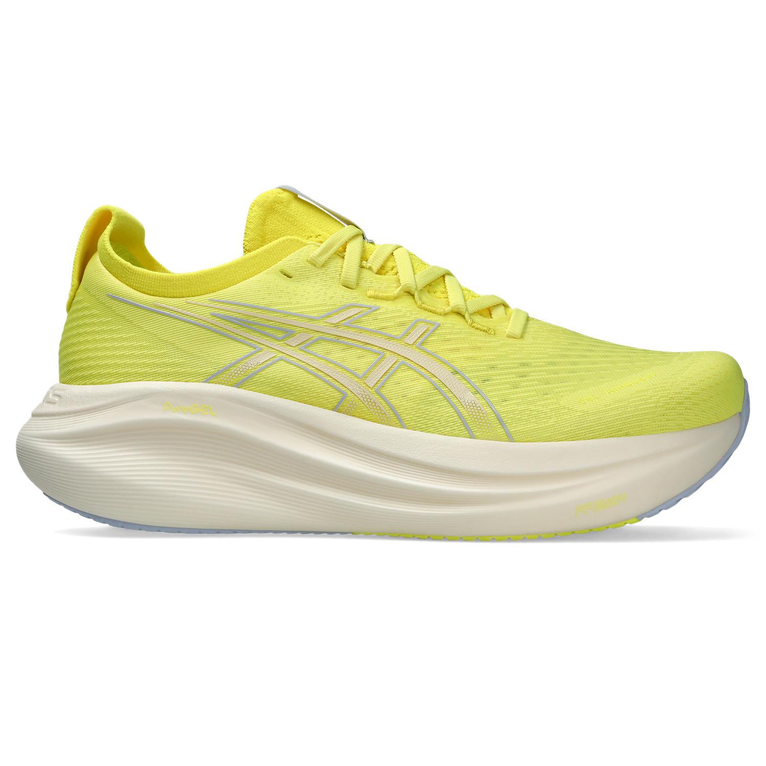 Asics scarpe running asics  gel-nimbus 27 spring summer 25 uomo citron/cream