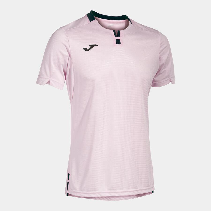 Joma t-shirt tennis e padel joma  t-shirt a maniche corte con classifica spring summer 23 uomo rosa