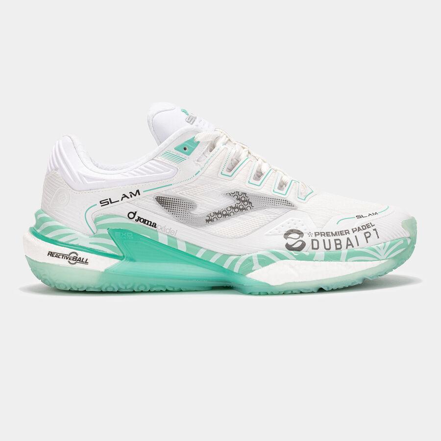 Joma scarpe tennis e padel joma  slam men 25 dubai premier padel p1 fall winter 25 uomo bianco