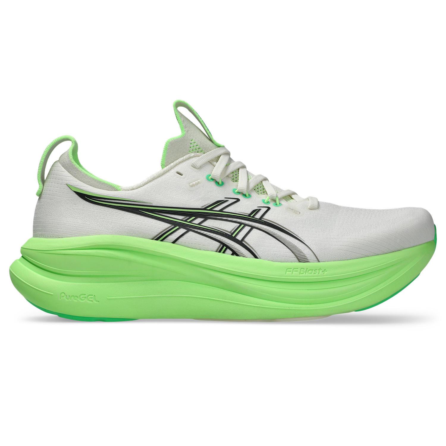 Asics scarpe running asics  gel-nimbus 28 spring summer 26 uomo cream/black