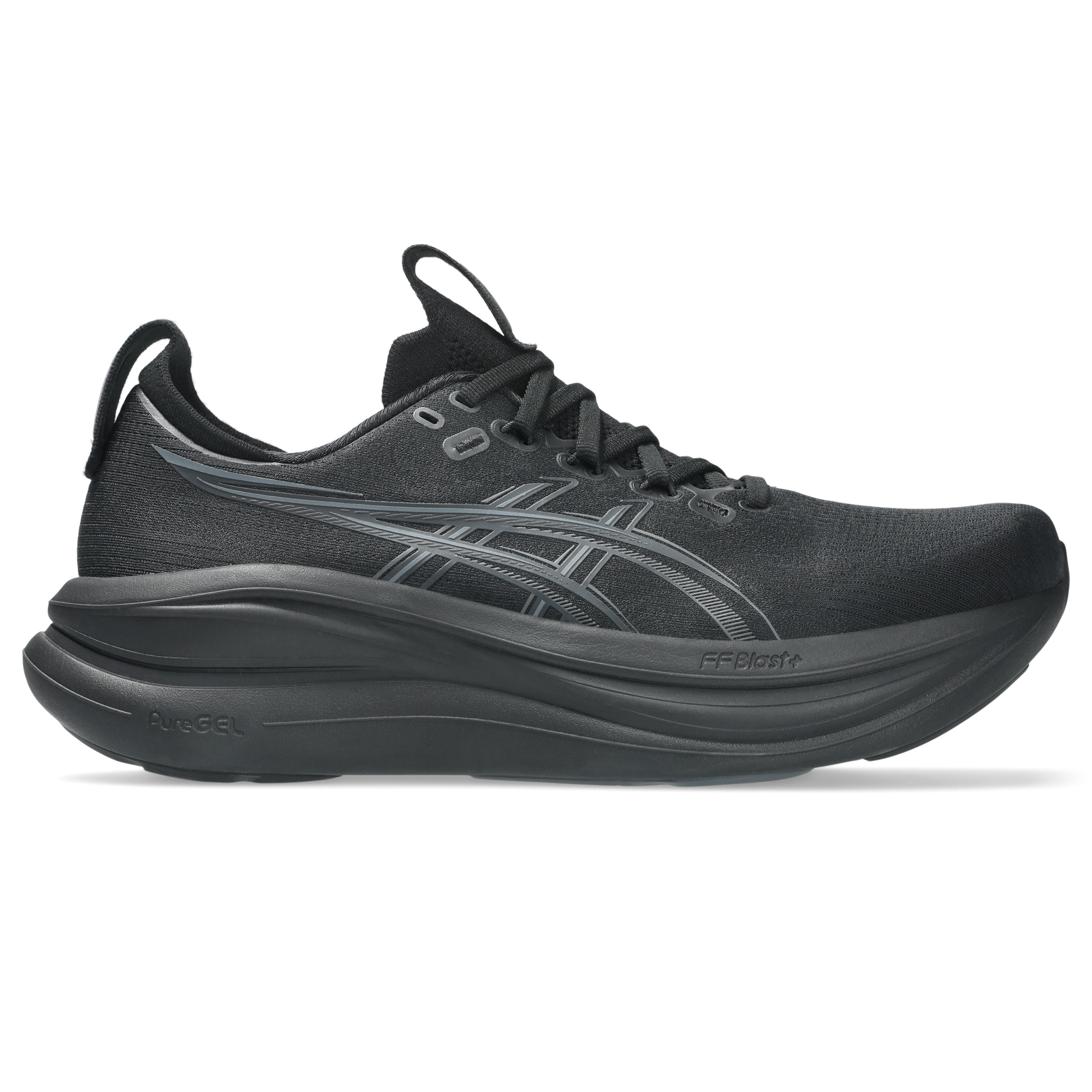 Asics scarpe running asics  gel-nimbus 28 spring summer 26 uomo black/graphite grey
