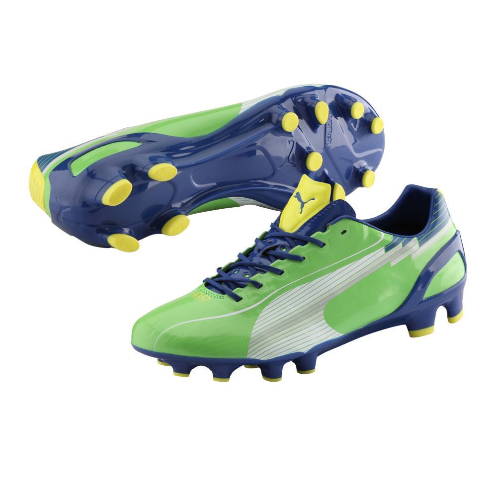 Puma scarpe calcio calcio puma  evospeed 1 fg 2013 uomo verde blu e grigio