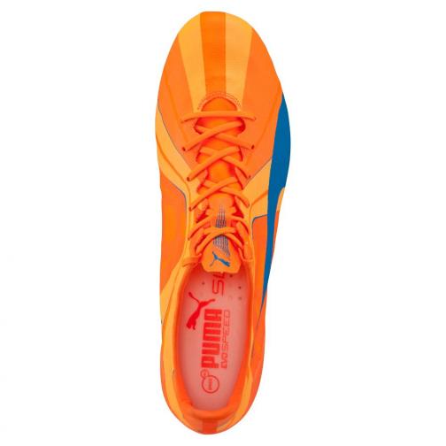 Puma Football Shoes Evospeed Sl H2h Fg orange clown fish-electric blue lemonade Tifoshop