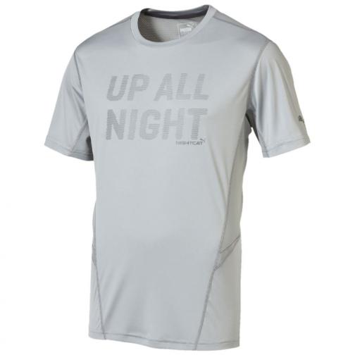 Puma T-shirt Nightcat Logo S/s Tee quarry