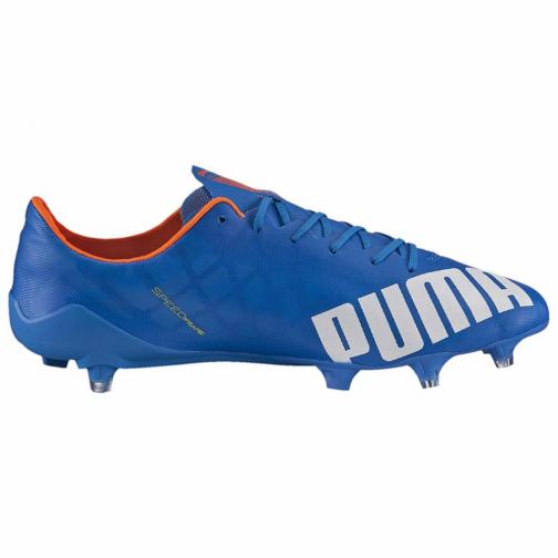 Puma Football Shoes Evospeed Sl Fg electric blue lemonade-white-orange clown fish Tifoshop