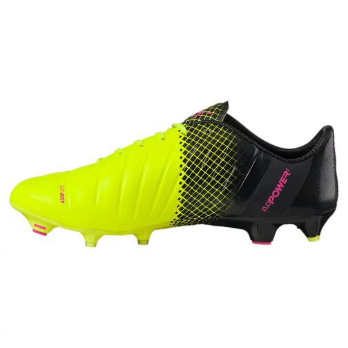 Puma Football Shoes Evopower 1.3 Tricks Fg pink glo-safety yellow-black Tifoshop