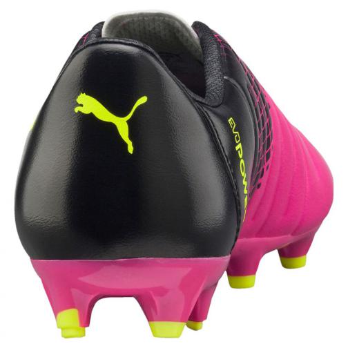 Puma Football Shoes Evopower 3.3 Tricks Fg pink glo-safety yellow-black Tifoshop