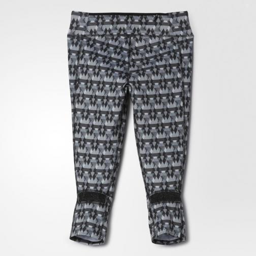 Adidas Short Pants Supernova 3/4  Woman Multicolor/Black Tifoshop