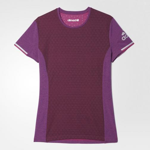 Adidas T-shirt Supernova Climachill  Femmes Chill Shock Pink Mel Tifoshop